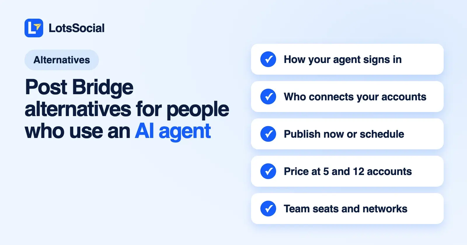 Post Bridge Alternatives for People Who Use an AI Agent